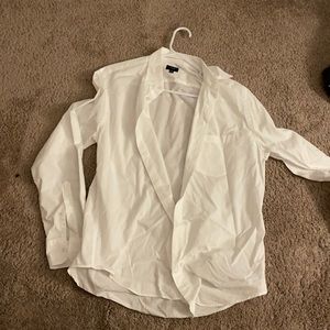 J Crew white button down